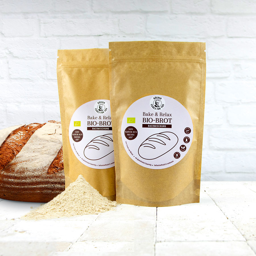 BÖCKER Cares For You Bake & Relax Bio-Brot Backmischung 